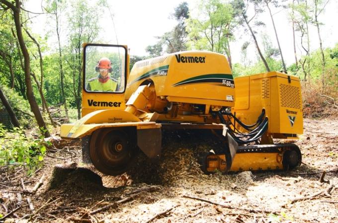 wurzelrodung maschine